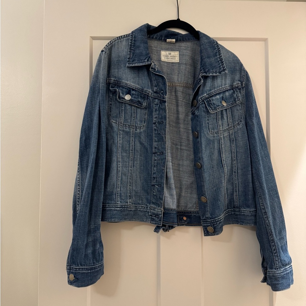 JCrew Classic Blue Denim Jacket